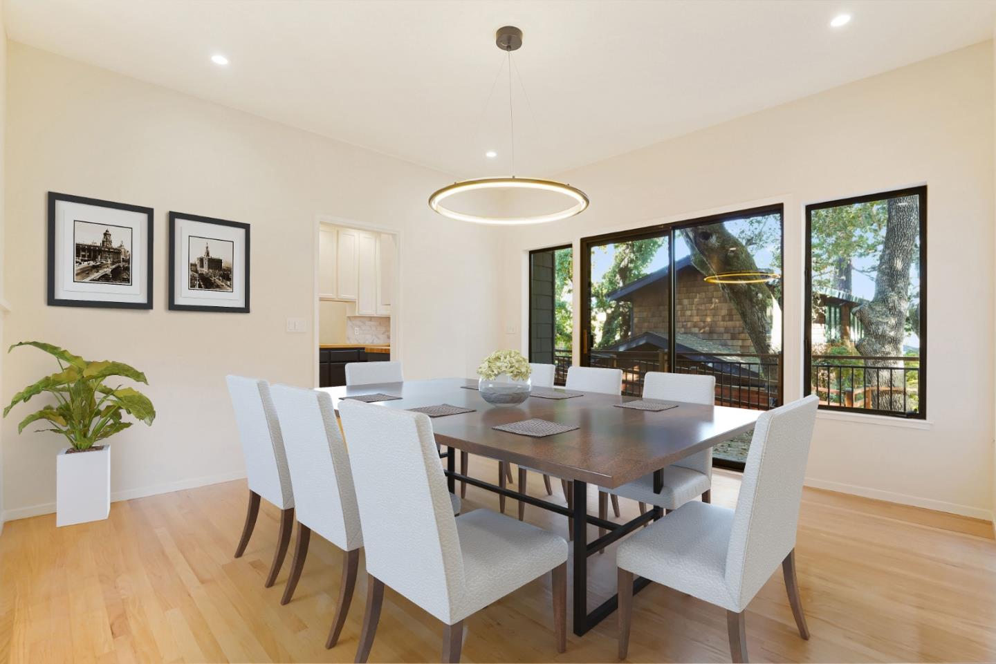 2499 Alpine Road Menlo Park, CA 94025 - Photo 8 of 53 a view of a dining room with furniture window and outside view