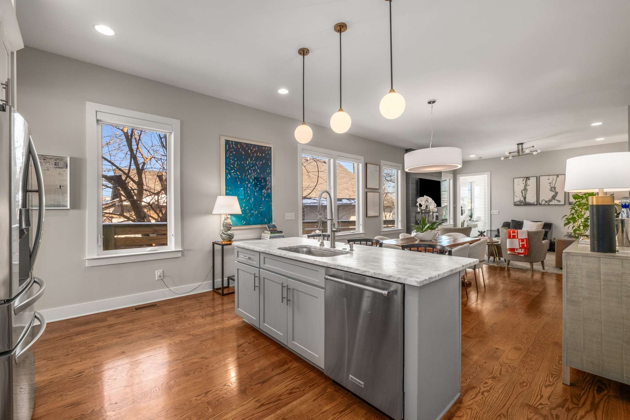 115 Rains Avenue, Unit A Nashville, TN 37203 - Photo 14 of 46 a large kitchen with lots of counter space