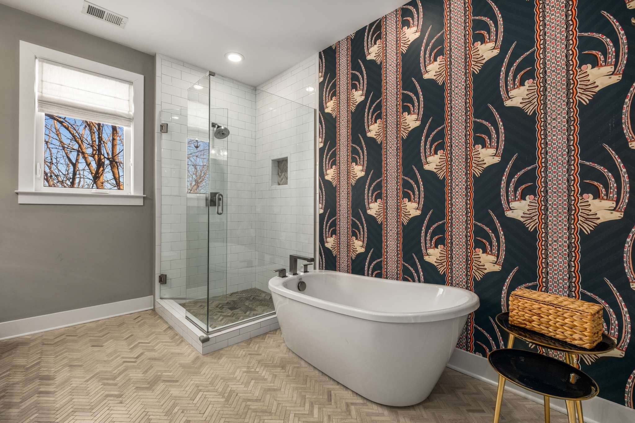 115 Rains Avenue, Unit A Nashville, TN 37203 - Photo 26 of 46 a bathroom with a toilet sink and shower