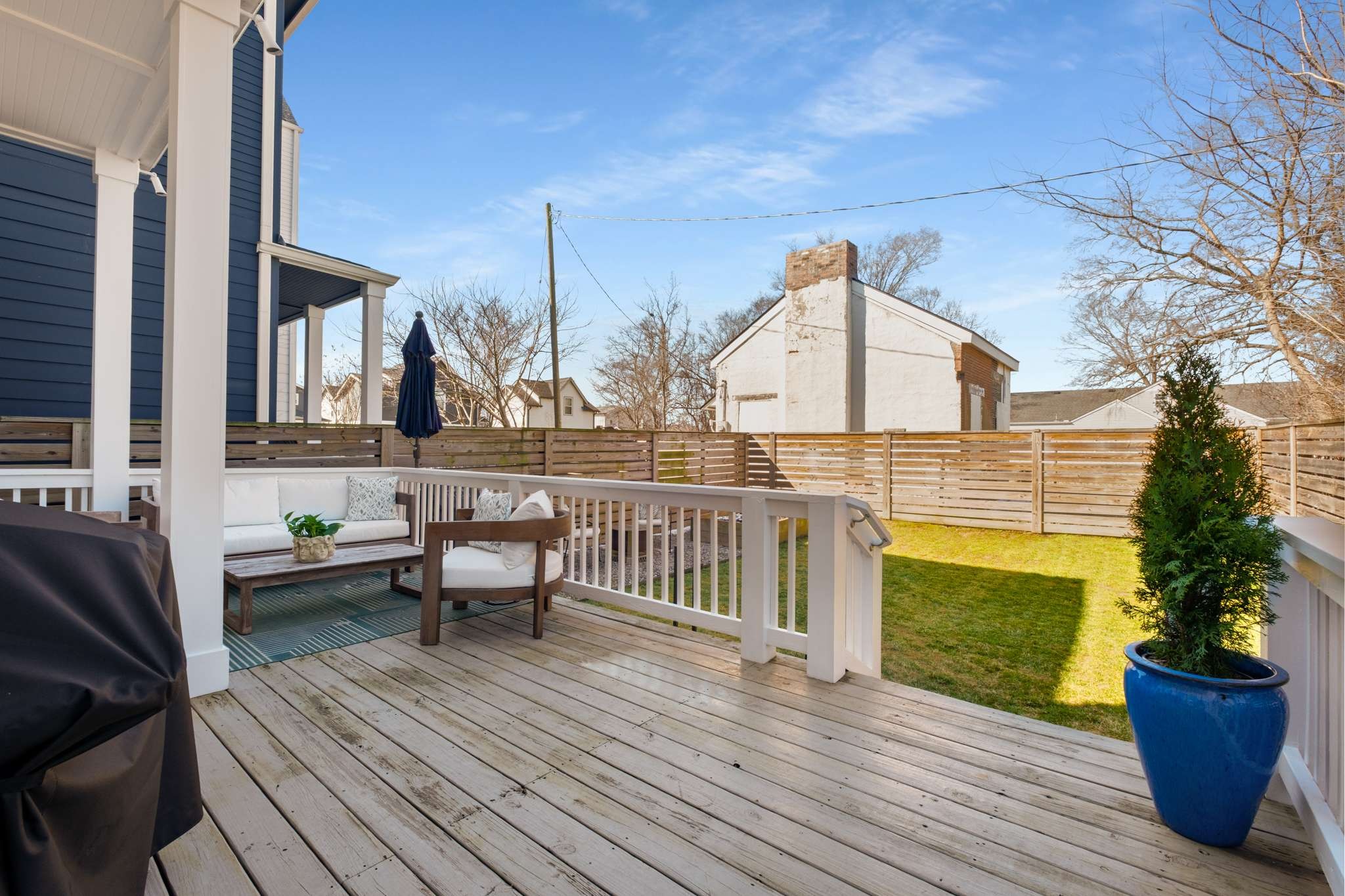 115 Rains Avenue, Unit A Nashville, TN 37203 - Photo 39 of 46 a view of two chairs in the balcony