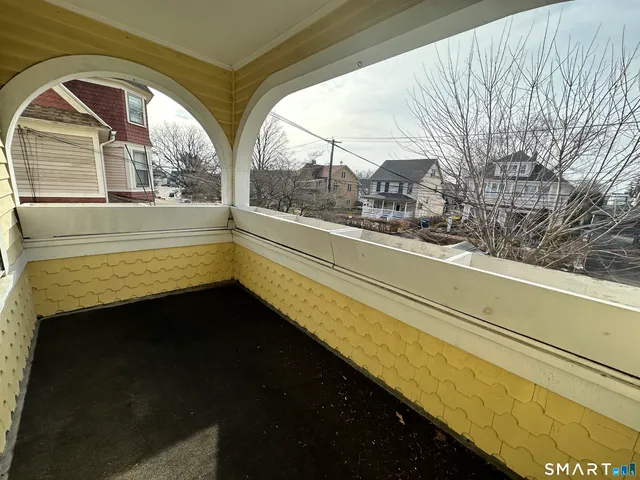 a view of a large window with an outdoor view