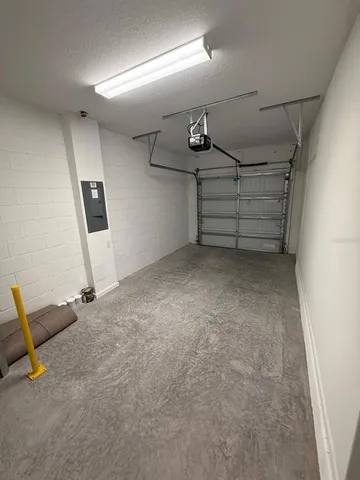a view of a livingroom with storage & utility room