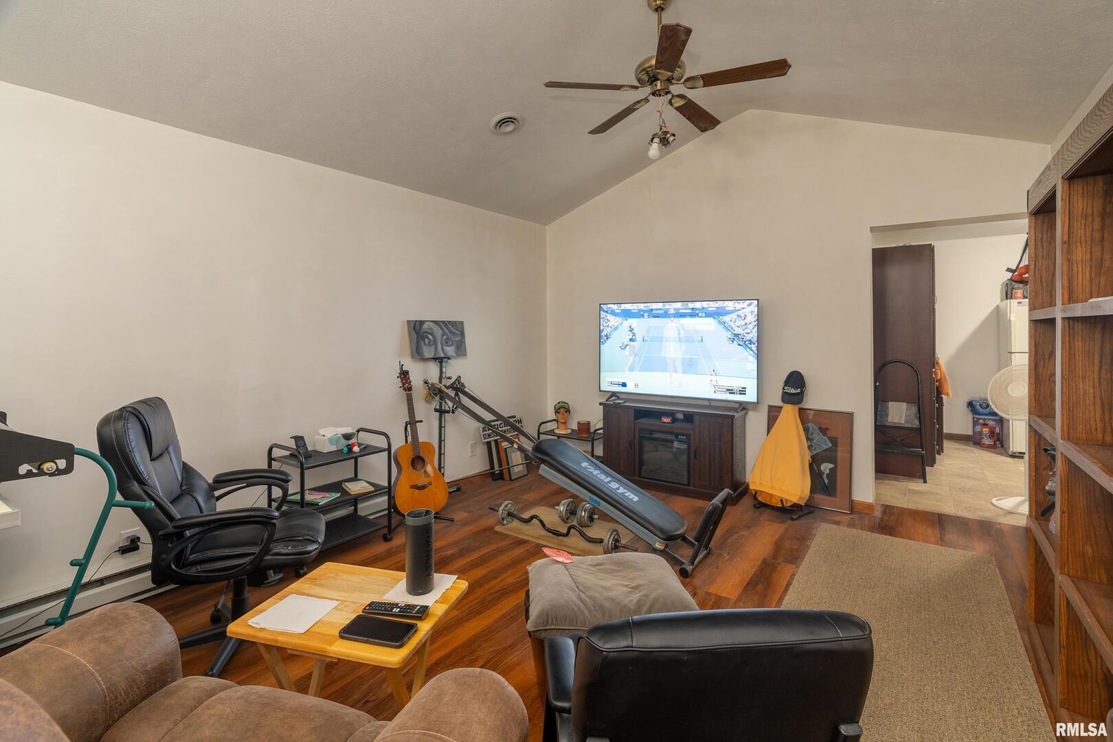 10543 Highway 149 Murphysboro, IL 62966 - Photo 34 of 54 a living room with furniture a flat screen tv and a window