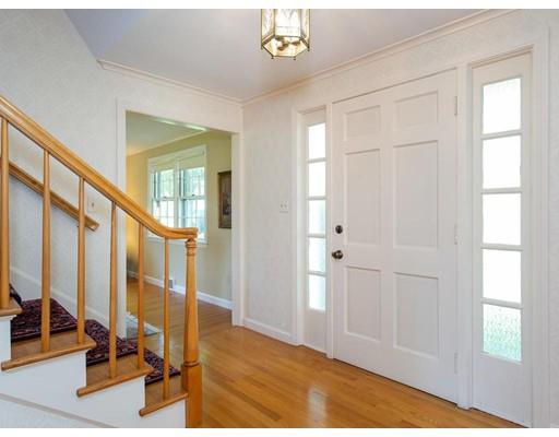 172 Viscount Road Longmeadow, MA 01106 - Photo 12 of 30 a view of a hallway with wooden floor and staircase