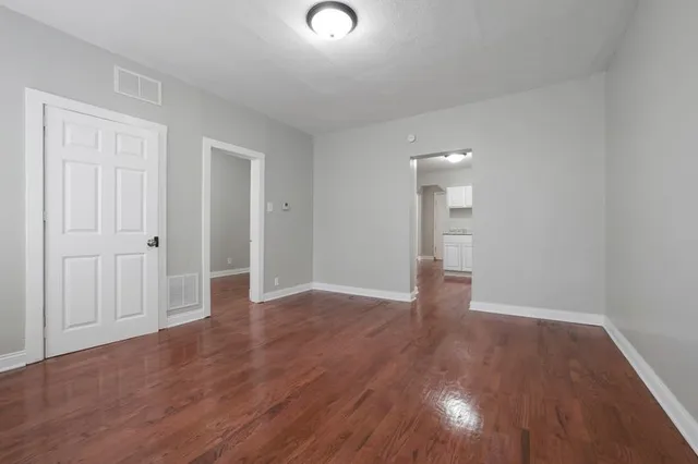 wooden floor in an empty room