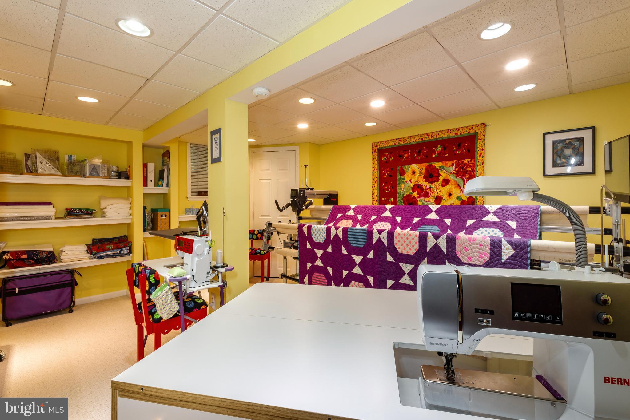 8 Old Oak Road Mickleton, NJ 08056 - Photo 43 of 47 Lower level sewing room/hobby room