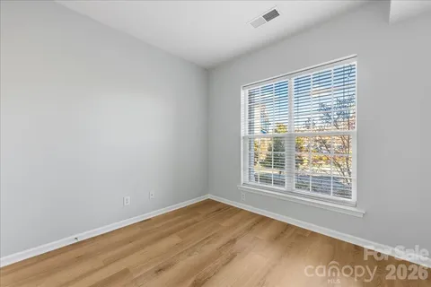 a view of city from a balcony