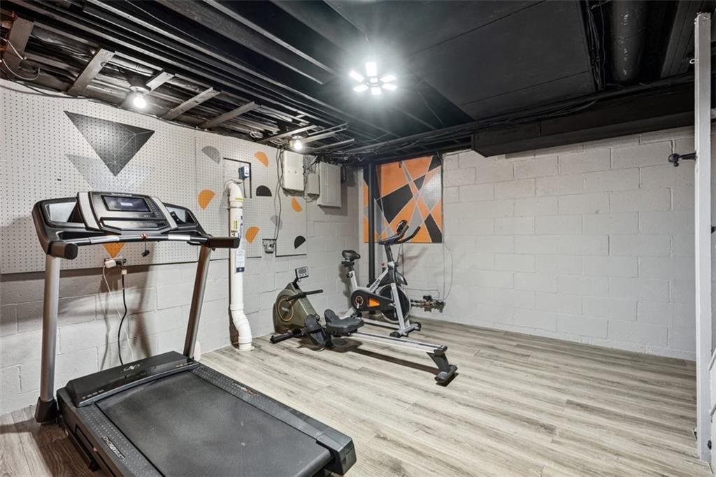 3941 Drexel Road Pittsburgh, PA 15212 - Photo 22 of 49 Gym area (game room) in basement.