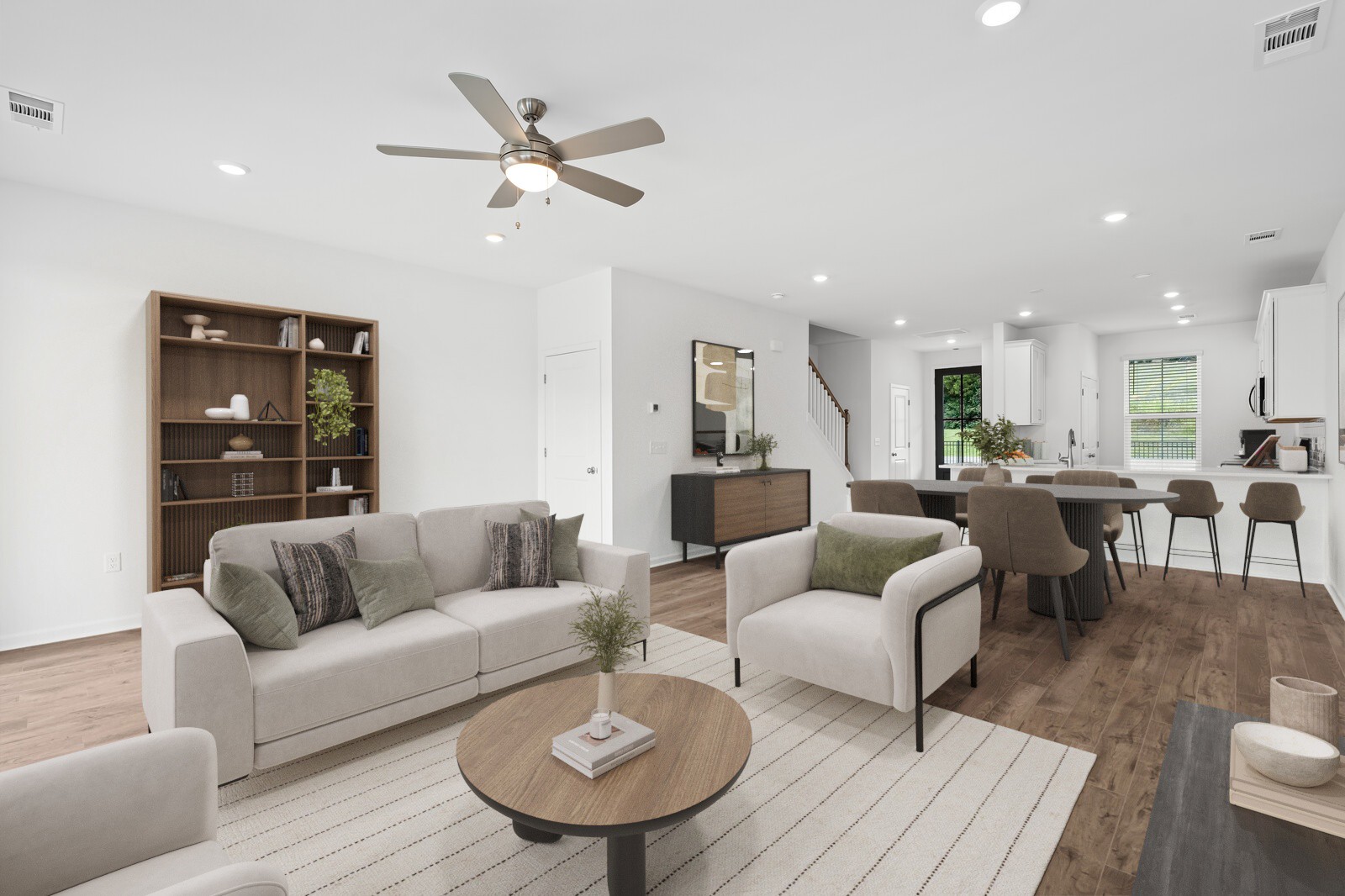 406 Blair Road Smyrna, TN 37167 - Photo 4 of 28 a living room with furniture kitchen view and a table
