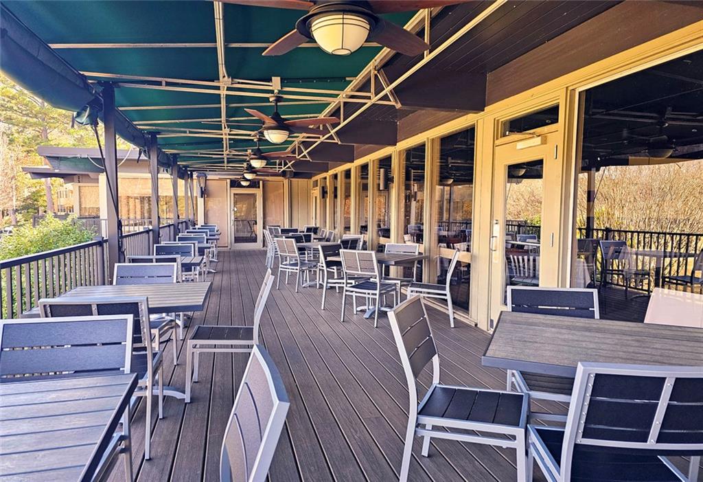 38 La Rue Place Northwest Atlanta, GA 30327 - Photo 45 of 78 a view of a dining room with furniture window and outside view