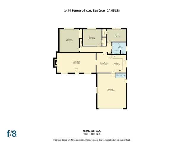 $1,298,000 | 2444 Fernwood Avenue, San Jose, CA 95128
