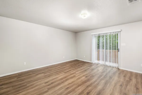wooden floor in a room