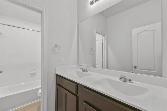 a bathroom with a sink and a bathtub