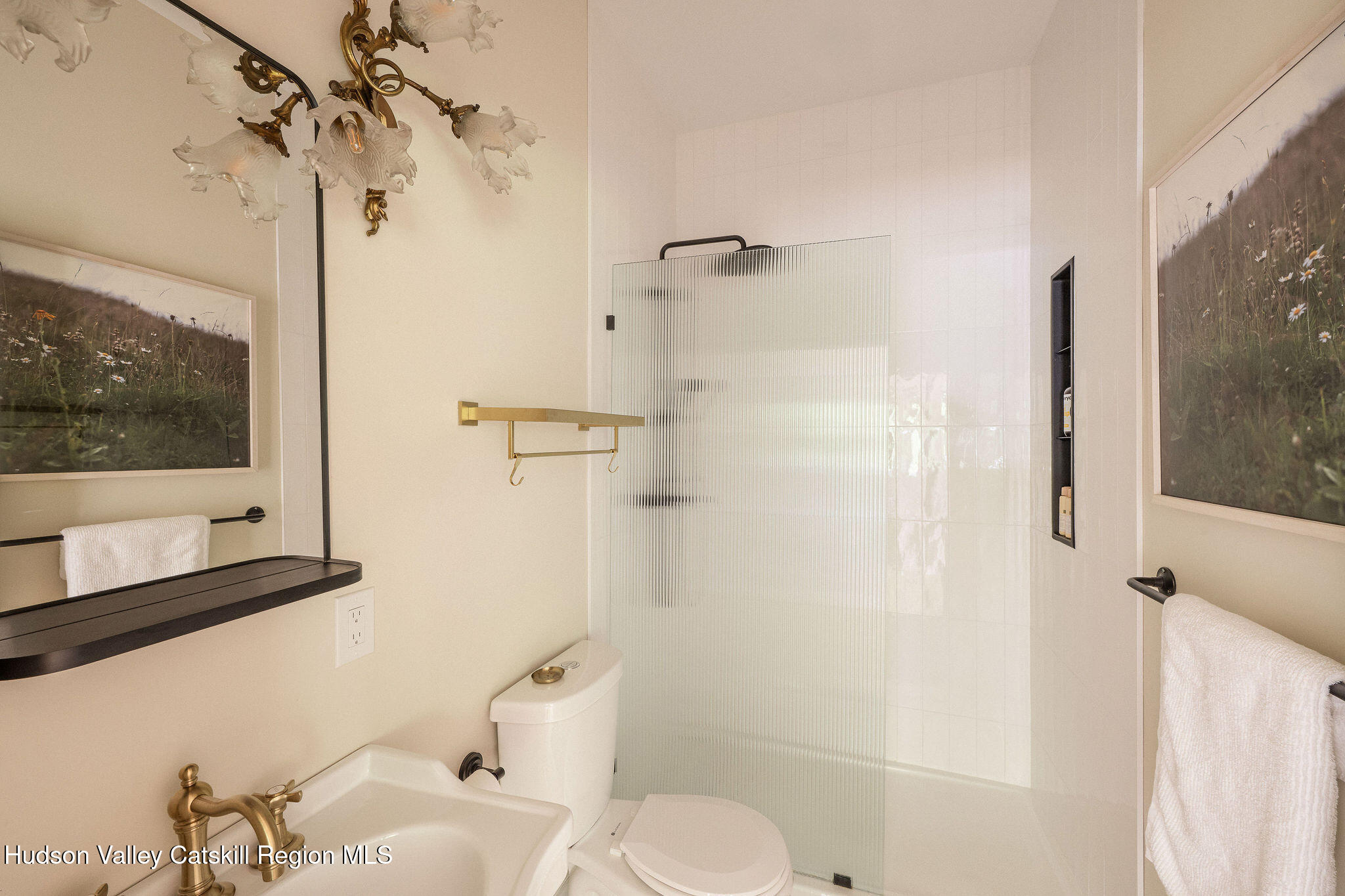 129 Krum Road Kerhonkson, NY 12446 - Photo 19 of 42 a bathroom with a shower a toilet and a sink