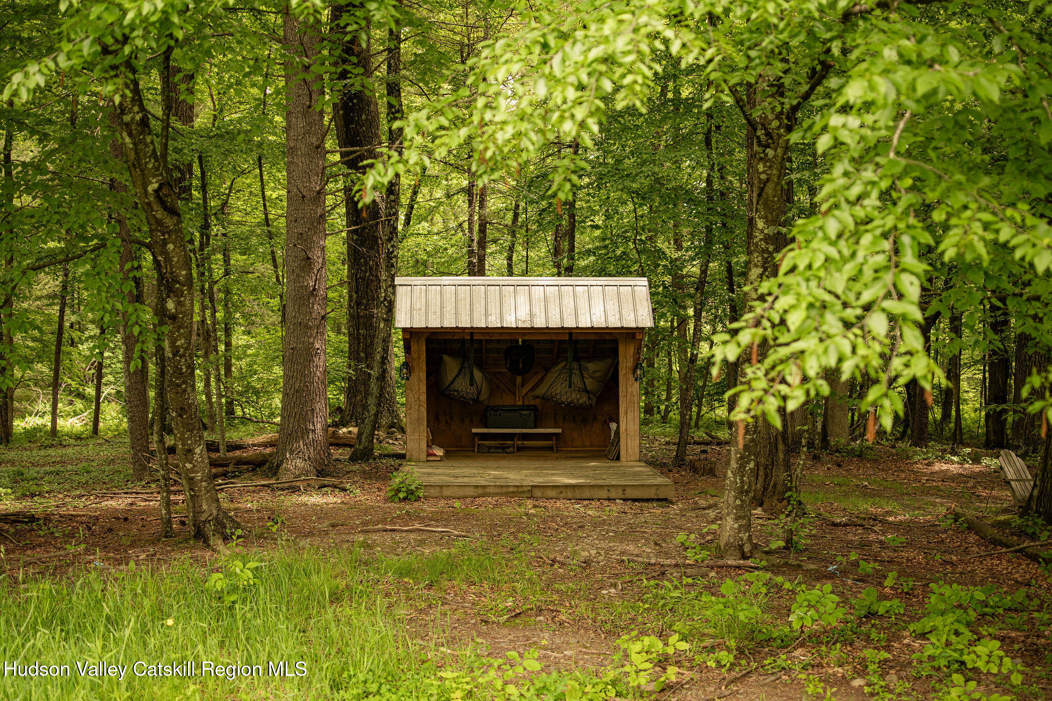 129 Krum Road Kerhonkson, NY 12446 - Photo 23 of 42 a view of outdoor space with deck and a yard