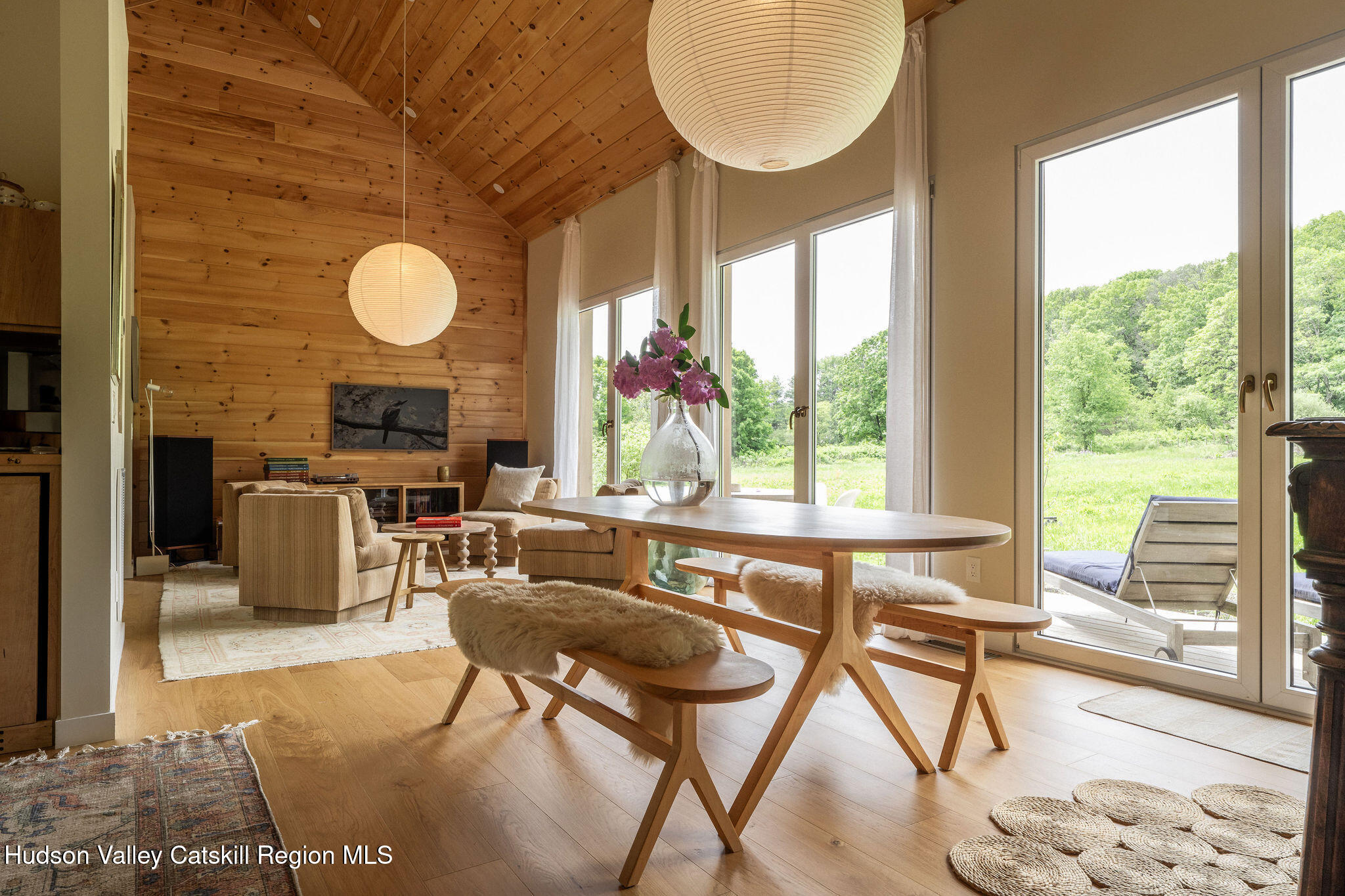 129 Krum Road Kerhonkson, NY 12446 - Photo 7 of 42 a very nice looking open dining room with kitchen view and a large window