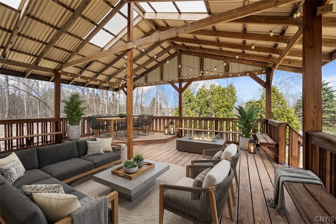 6126 Lowell Road Westmoreland, NY 13440 - Photo 36 of 45 Private outdoor Pavilion *Virtually Staged*