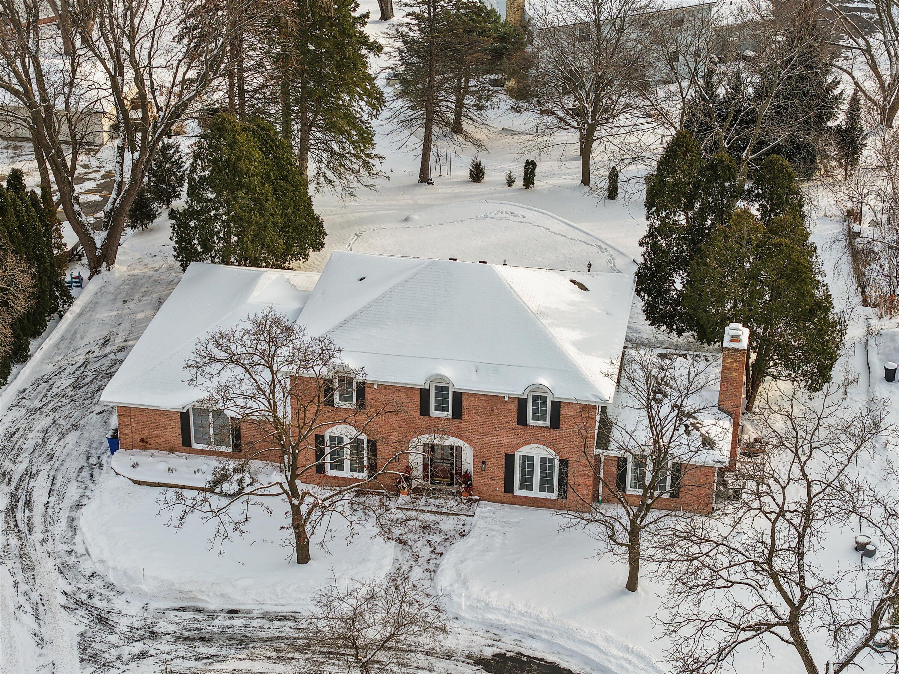 15165 West Burleigh Road Brookfield, WI 53005 - Photo 7 of 81 Elegant Brick Exterior
