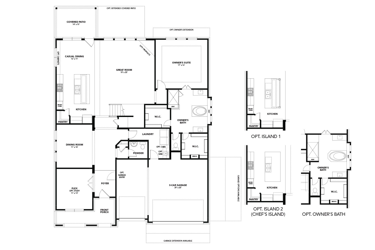 933 Sunny Ridge Drive Leander, TX 78641 - Photo 15 of 16 a picture of floor plan