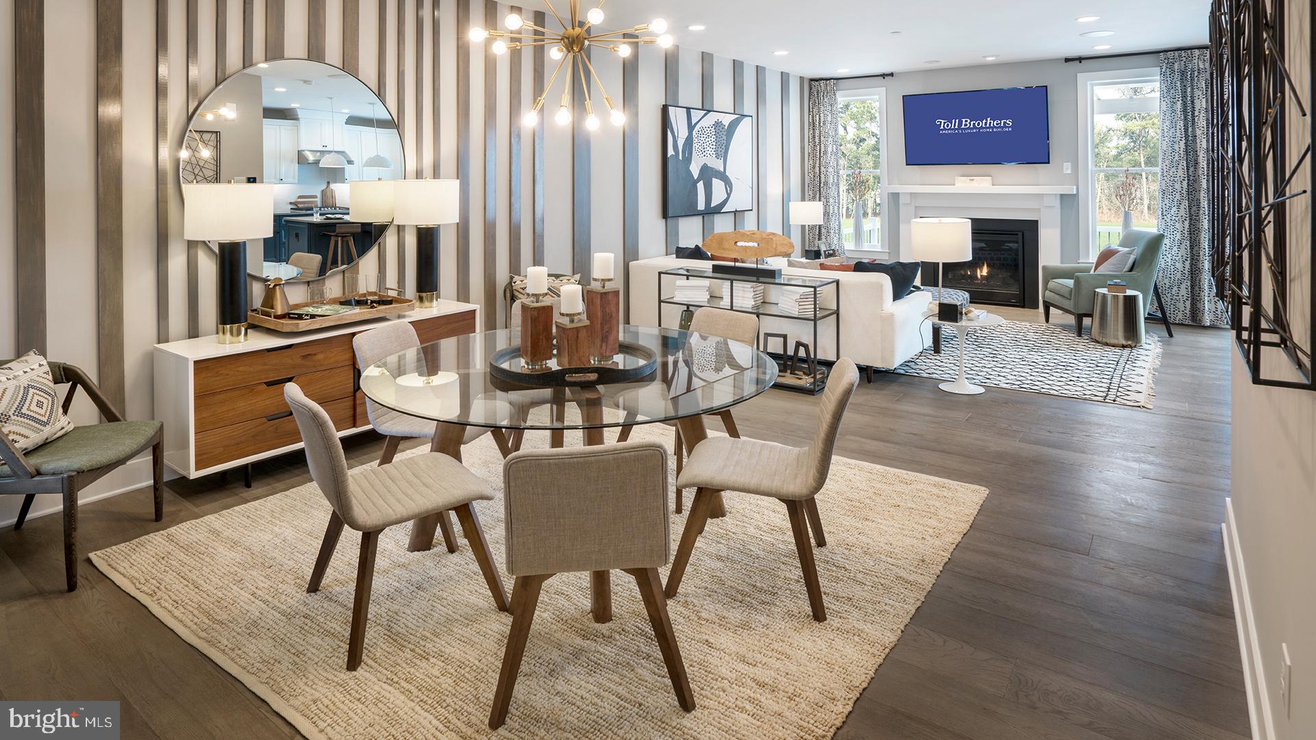 dining area into great room