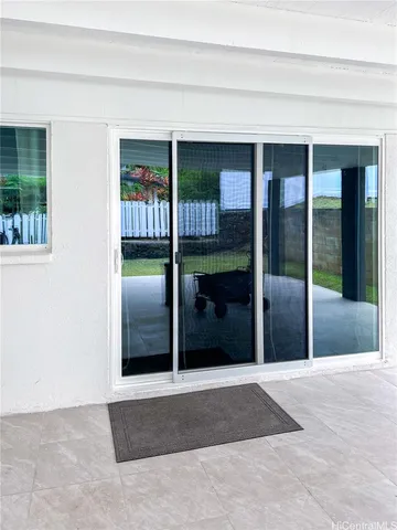 a view of elevator with hallway view