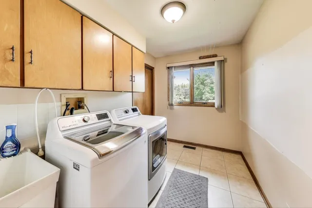 a room with storage and utility