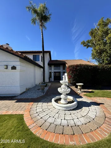 a view of an entryway with a window