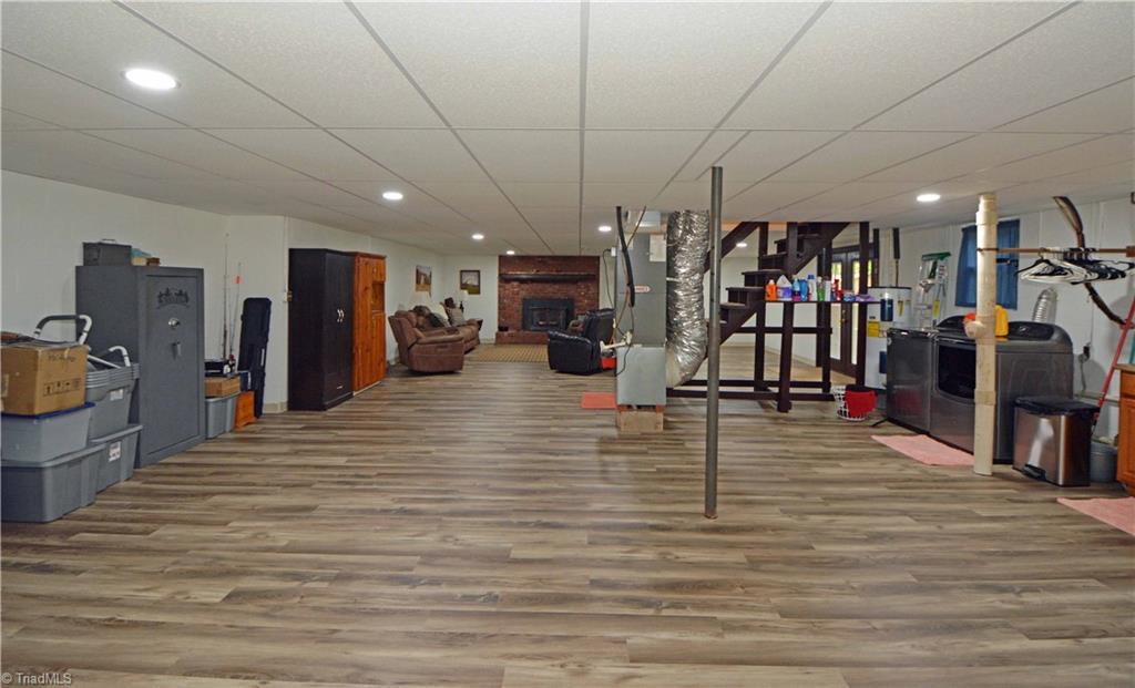 1351 Wilson Road Linwood, NC 27299 - Photo 30 of 35 Partially Finished Basement
