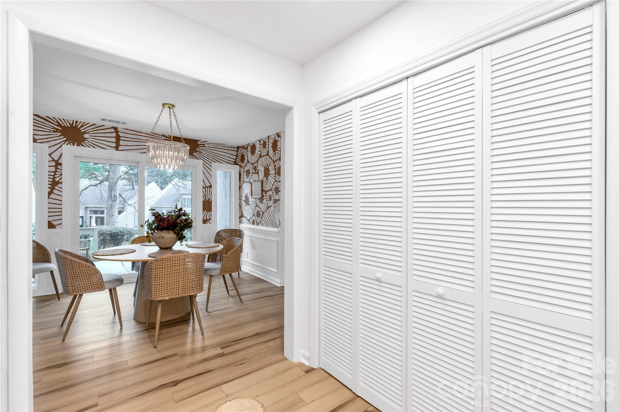 143 Greenridge Road Clover, SC 29710 - Photo 29 of 43 a dining room with furniture and wooden floor
