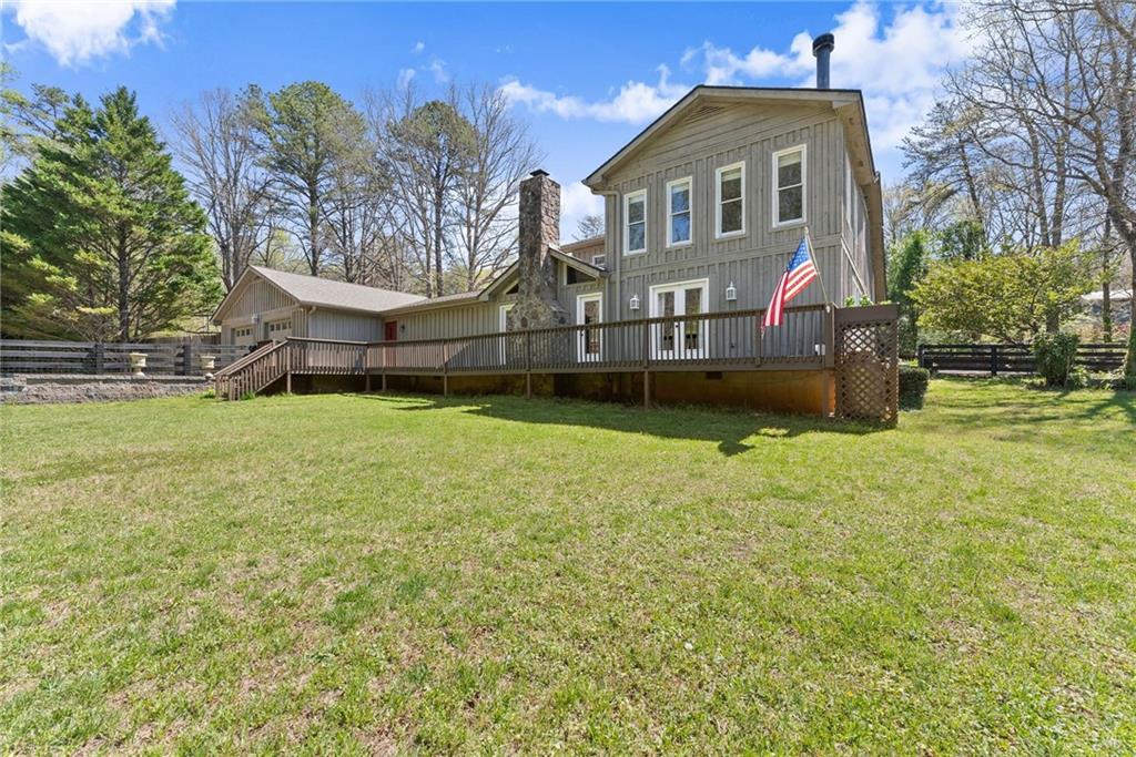 290 Chastain Road Sautee Nacoochee, GA 30571 - Photo 5 of 69 a front view of a house with a yard