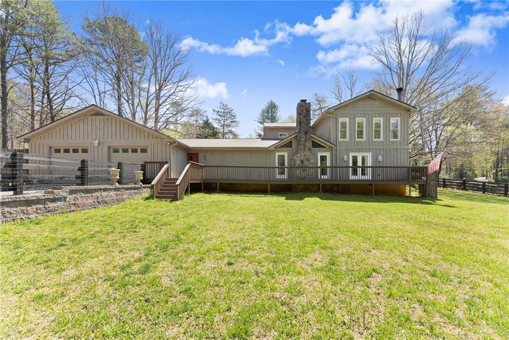 290 Chastain Road Sautee Nacoochee, GA 30571 - Photo 6 of 69 a front view of a house with a yard