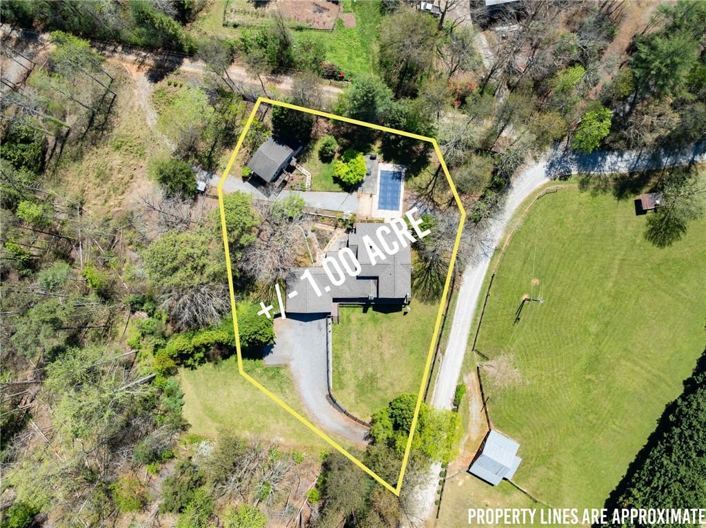 290 Chastain Road Sautee Nacoochee, GA 30571 - Photo 62 of 69 an aerial view of a swimming pool
