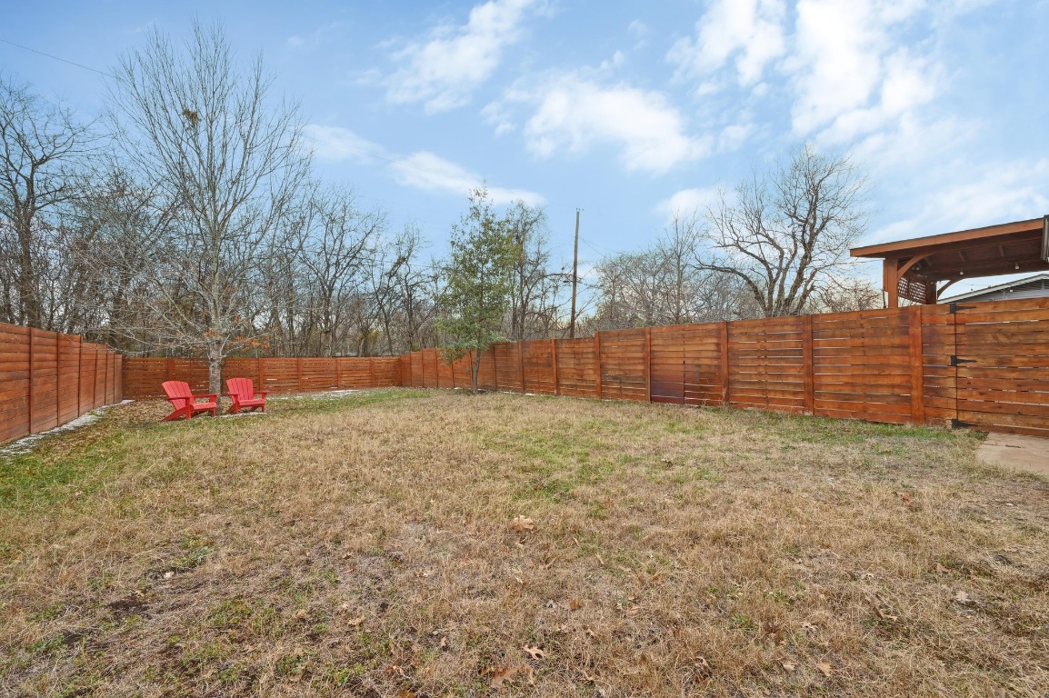 1307 Falcon Cove, Unit A Austin, TX 78745 - Photo 19 of 21 View of fenced backyard