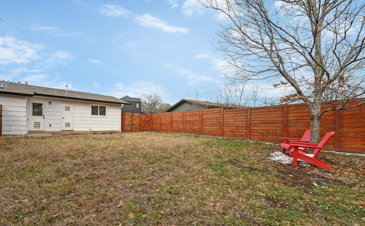 1307 Falcon Cove, Unit A Austin, TX 78745 - Photo 20 of 21 View of fenced backyard