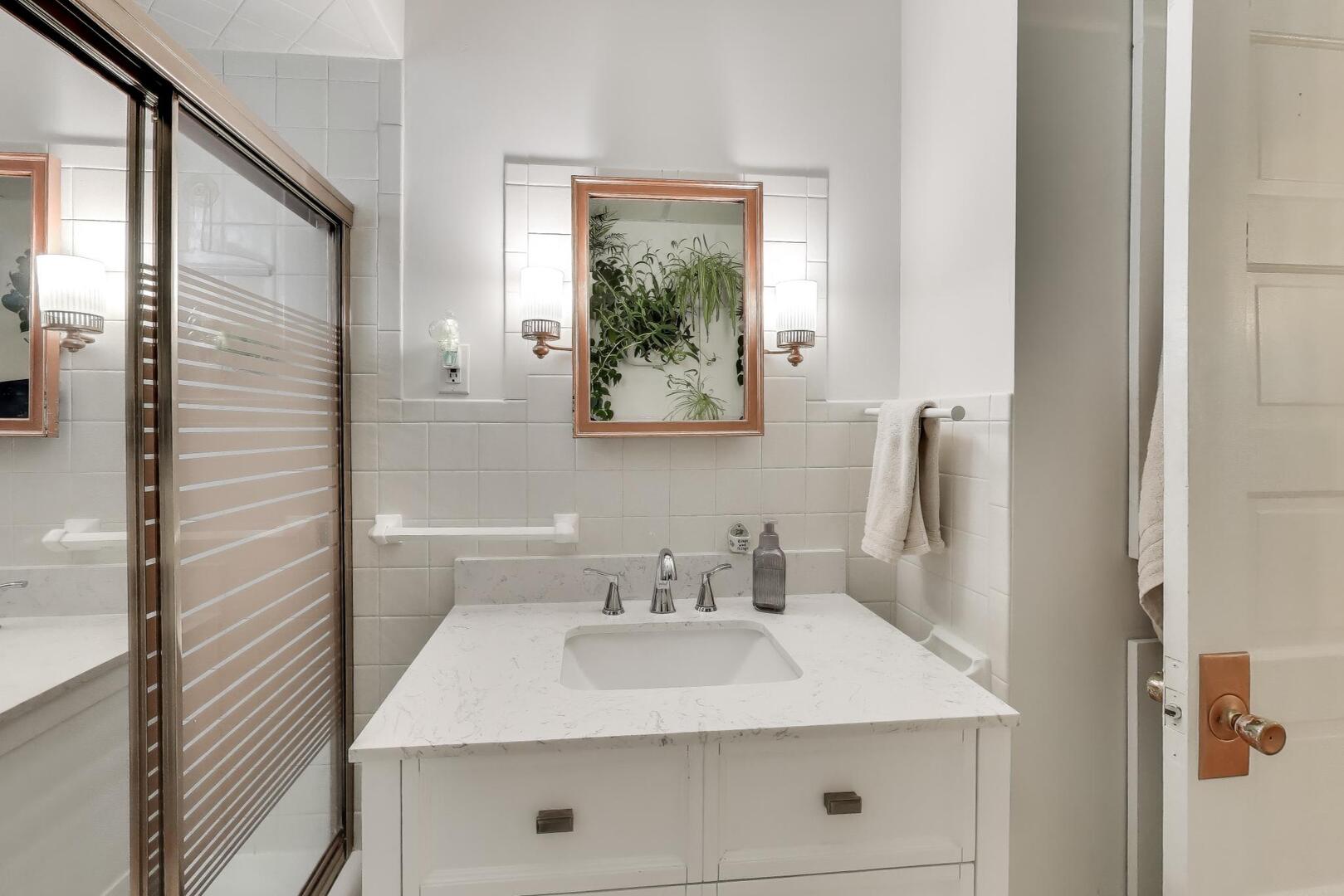 2643 Ridge Road Lansing, IL 60438 - Photo 15 of 30 a bathroom with a sink and a mirror