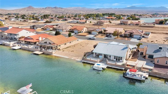 a view of a lake with a mountain