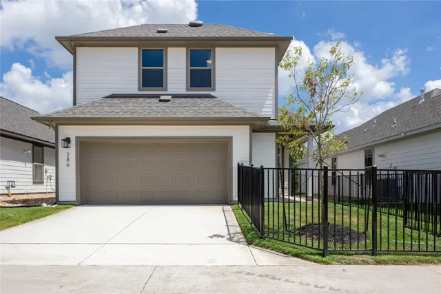 a view of a house with a porch