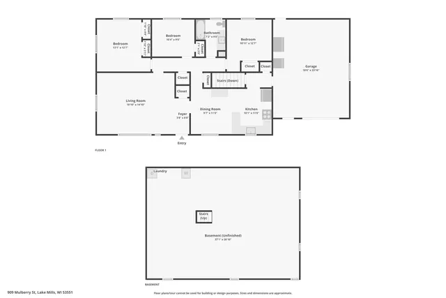 $300,000 | 909 Mulberry Street, Lake Mills, WI 53551