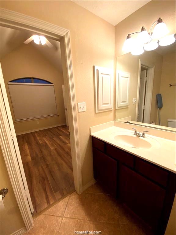 1000 Spring Loop, Unit 1705 College Station, TX 77840 - Photo 9 of 12 a bathroom with a double vanity sink and mirror