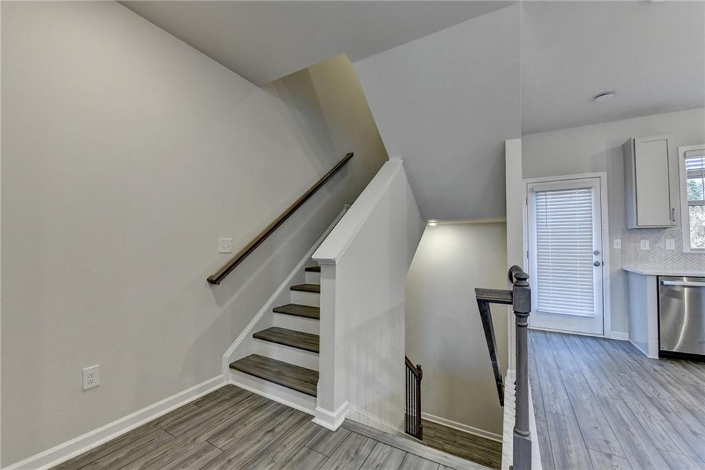 3661 Willingham Run Southwest Marietta, GA 30008 - Photo 31 of 46 a view of entryway and hall with wooden floor