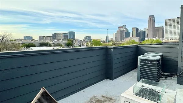 a view of roof deck
