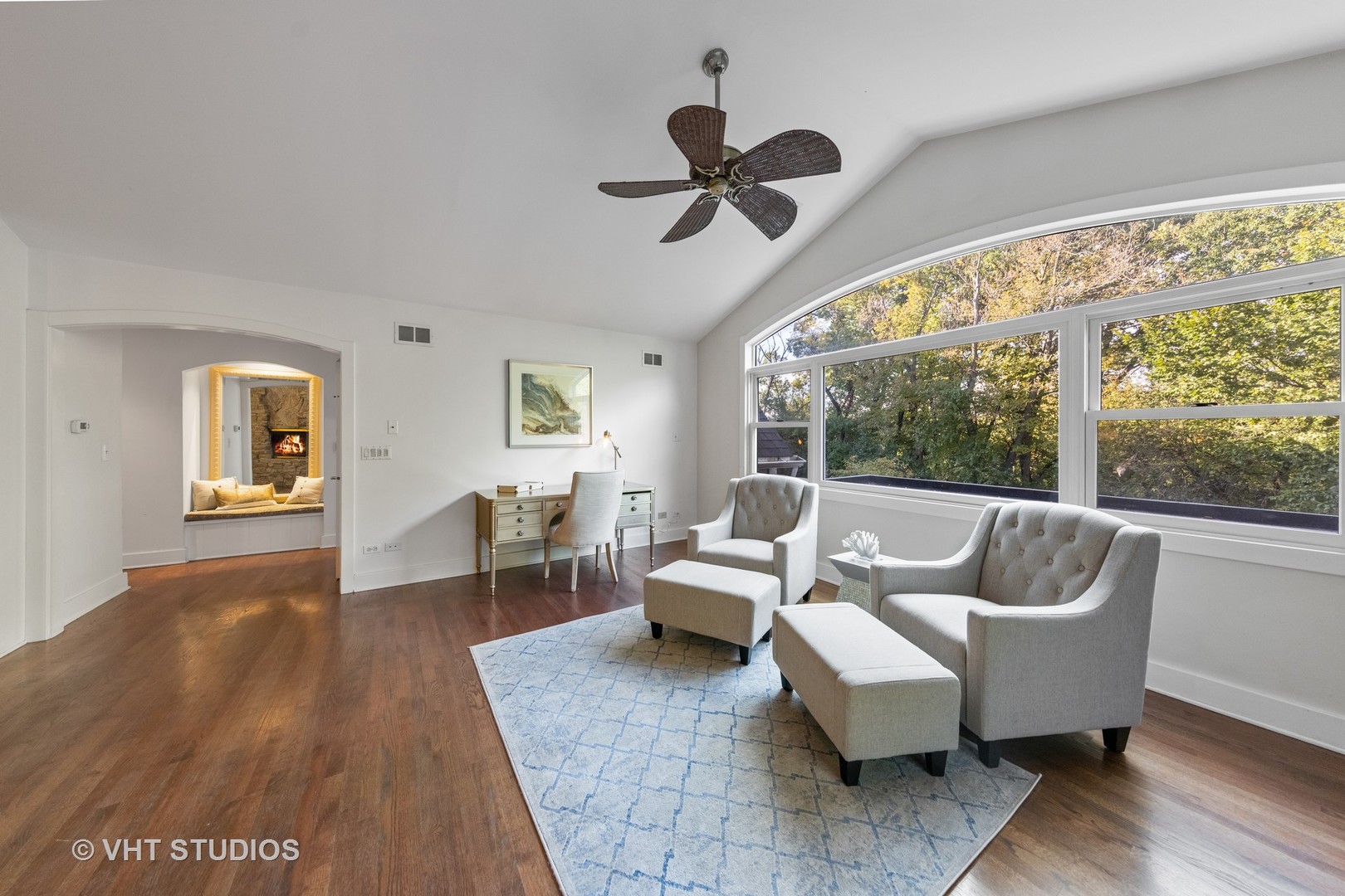 3423 Spring Road Oak Brook, IL 60523 - Photo 24 of 75 a living room with furniture and a large window
