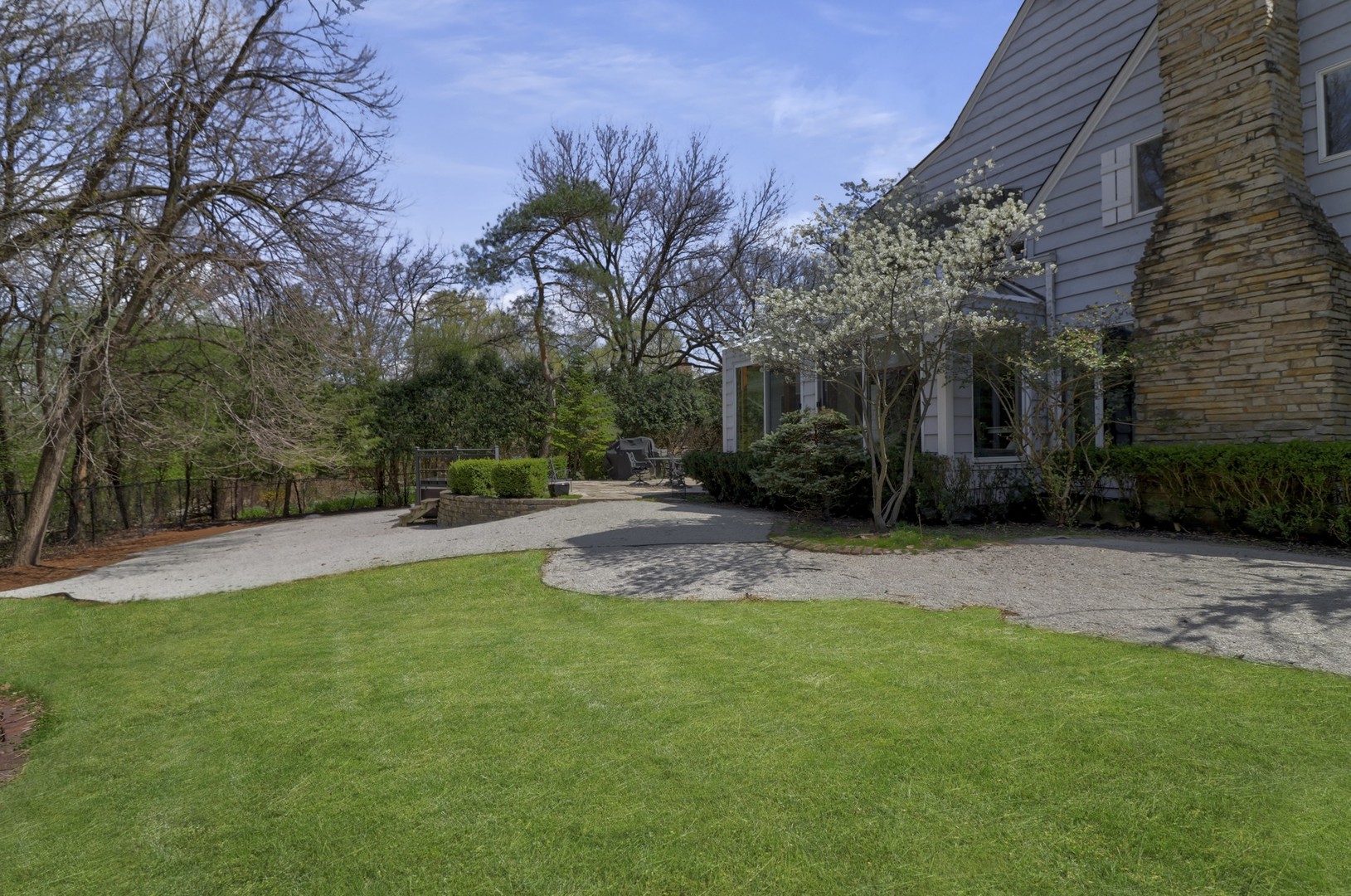 3423 Spring Road Oak Brook, IL 60523 - Photo 60 of 75 a view of backyard of house with green space
