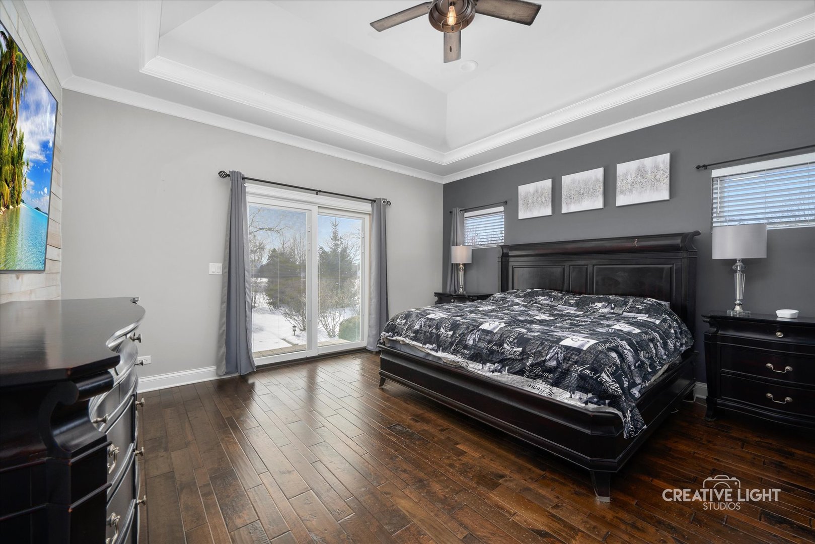 673 Greenfield Road Sugar Grove, IL 60554 - Photo 15 of 31 a bedroom with a bed and wooden floor