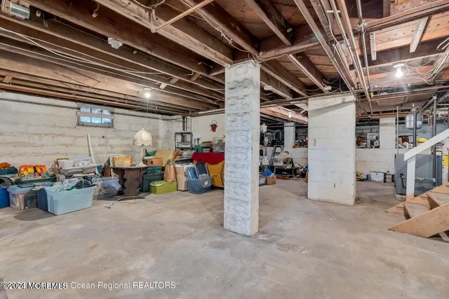 a view of storage and utility room