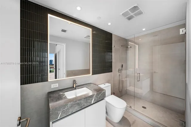 a view of a balcony with lake view