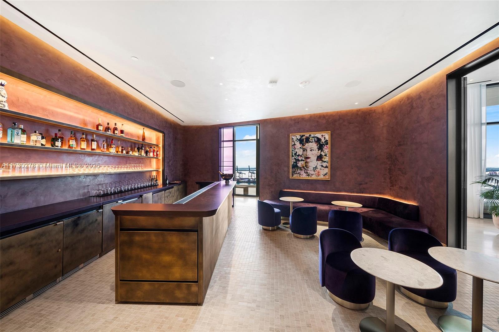 500 Alton Road, Unit 3101 Miami Beach, FL 33139 - Photo 42 of 53 a reading room with furniture and window