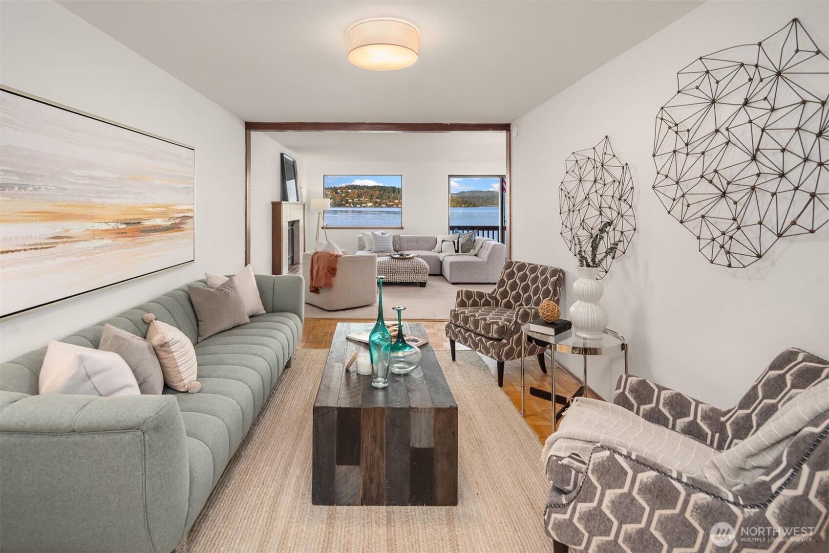 9764 Rainier Avenue South Seattle, WA 98118 - Photo 14 of 40 a living room with furniture and a large window