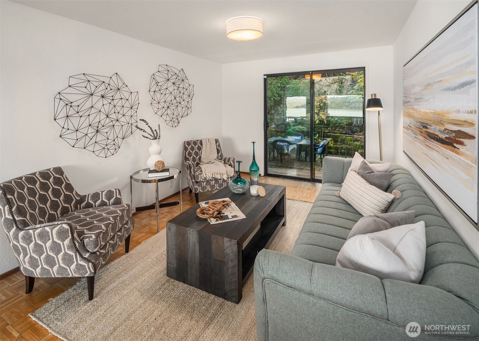 9764 Rainier Avenue South Seattle, WA 98118 - Photo 15 of 40 a living room with furniture and a large window
