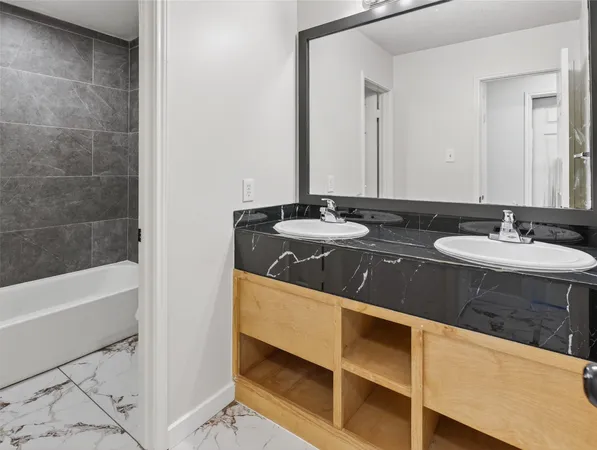 a bathroom with a sink and a bathtub